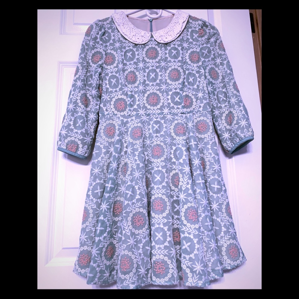 Dress that is hand sewn
